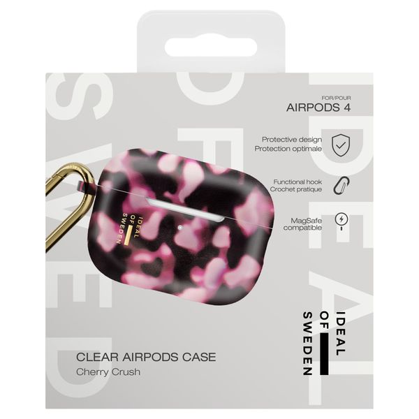 iDeal of Sweden Clear Case Apple AirPods 5 / 4 - Cherry Crush