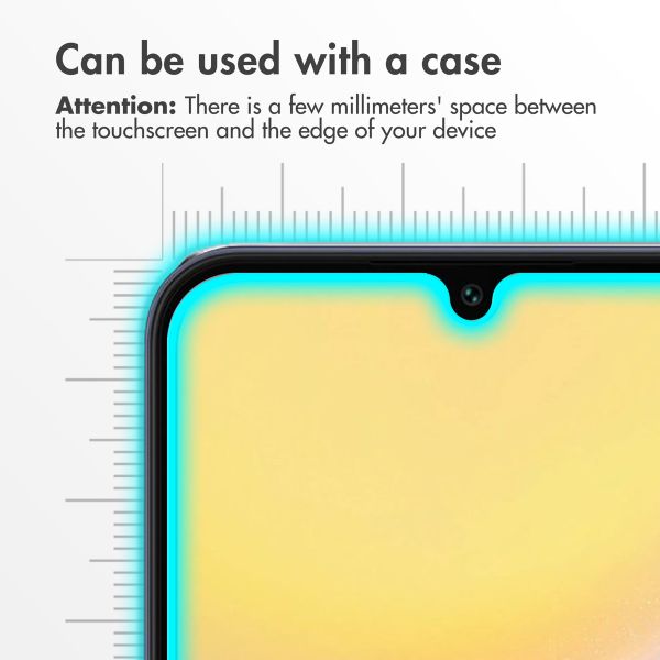 Accezz Tempered Glass Full Cover Screenprotector with Applicator Samsung Galaxy A15 (5G/4G)