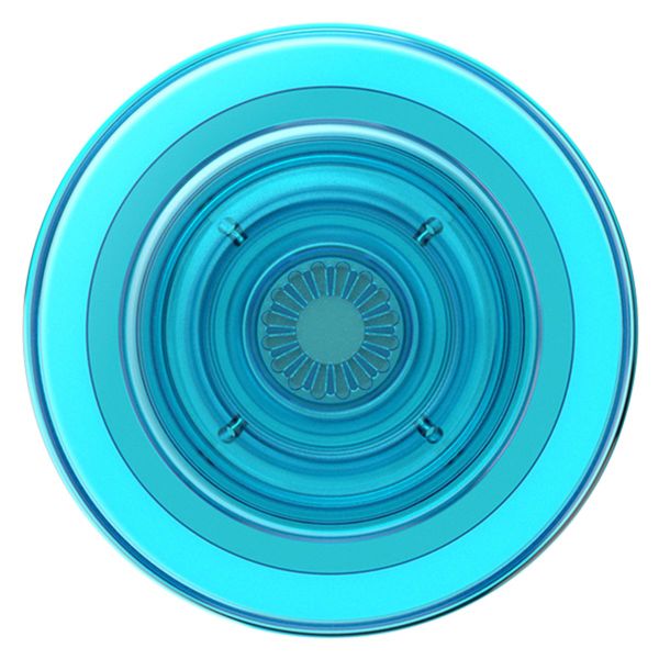 PopSockets PopGrip MagSafe Round - Translucent Electric Blue