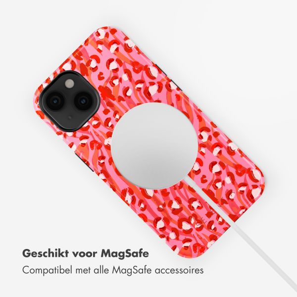 Selencia Vivid Tough Backcover met MagSafe iPhone 14 - Wild Spots Lipstick