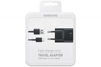 Samsung Fast Charging Adapter 15W + USB-C naar USB-kabel - Zwart