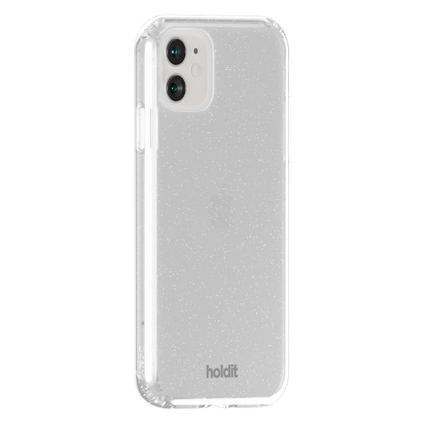 Holdit Glitter Case Apple iPhone 11 / Xr - Wit