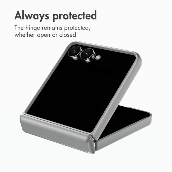 Accezz Colour Back Cover with MagSafe and Ring Stand Samsung Galaxy Z Flip 8 - Grey
