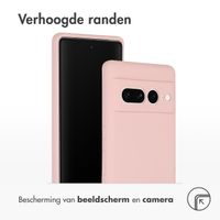 Accezz Liquid Silicone Backcover Google Pixel 7 Pro - Roze