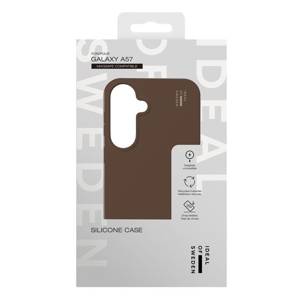 iDeal of Sweden Silicone Case met MagSafe Samsung Galaxy A57 (5G) - Mocha Mousse