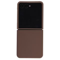 Accezz Liquid Silicone Backcover met MagSafe Samsung Galaxy Z Flip 8 - New Tea Brown