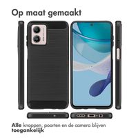 imoshion Brushed Backcover Motorola Moto G53 - Zwart