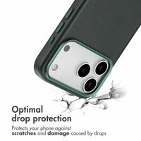Accezz Leather Back Cover with MagSafe Apple iPhone 17 Pro Max - Cedar Green