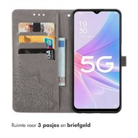 imoshion Mandala Bookcase Oppo A78 (4G) - Grijs