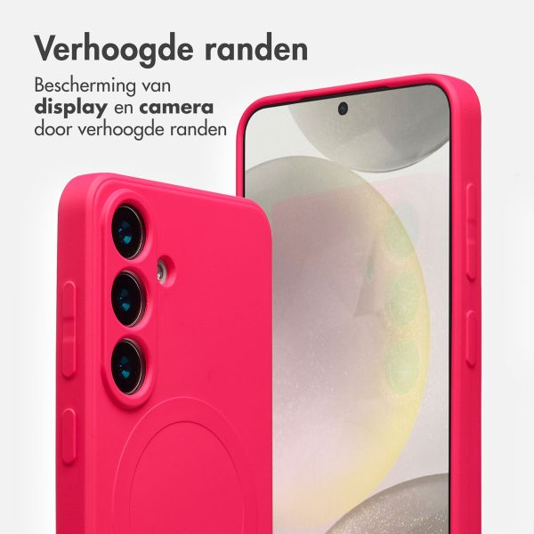 imoshion Color Backcover met MagSafe Samsung Galaxy S24 - Neon Pink