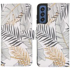 imoshion Design Softcase Bookcase Galaxy S21 FE - Glamour Botanic