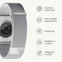 imoshion Milanees magnetisch bandje Apple Watch | 38/40/41/42 mm - Zilver
