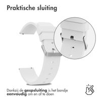 imoshion Siliconen bandje  - Universeel 24 mm aansluiting - Wit