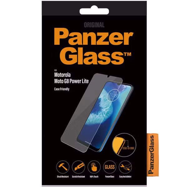 PanzerGlass Case Friendly Screenprotector Motorola Moto G8 Power Lite