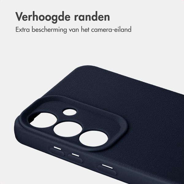 imoshion Texture Backcover Samsung Galaxy S25 - Donkerblauw