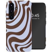 Selencia Vivid Backcover Samsung Galaxy S25 FE - Dream Swirl Chocolate