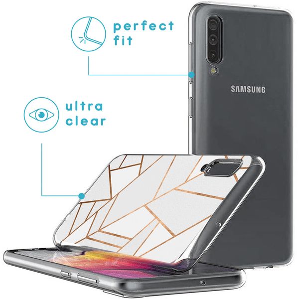 imoshion Design hoesje Samsung Galaxy A50 / A30s - White Graphic