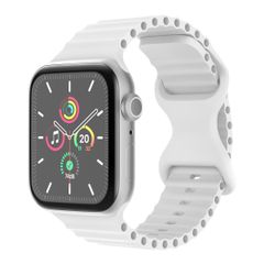 imoshion Athletic siliconenbandje Apple Watch Series 1 t/m 9 / SE (38/40/41 mm) | Series 10 / 11 (42 mm) - Wit