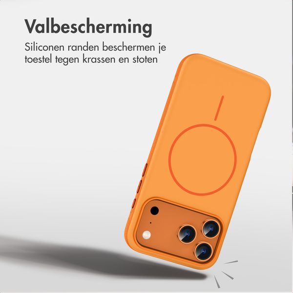 imoshion Color Backcover met Thin MagSafe Ring Apple iPhone 18 Pro Max / 17 Pro Max - Oranje