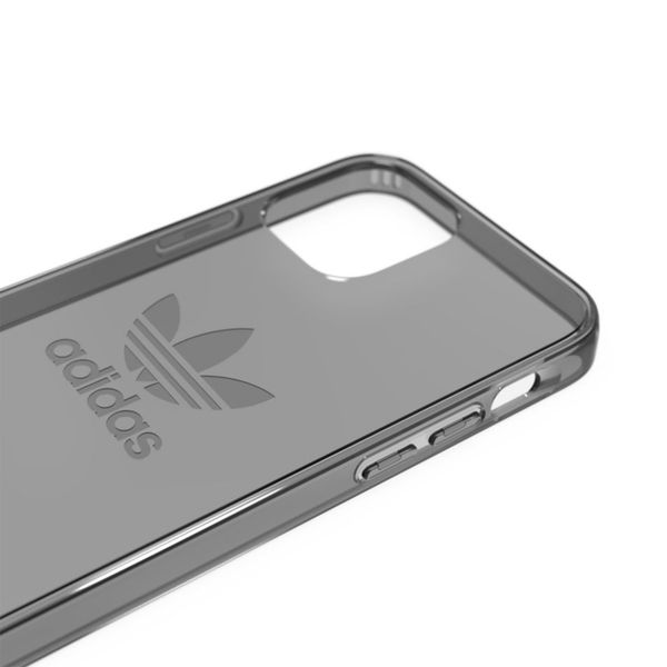 adidas Originals Protective Clear Backcover iPhone 12 (Pro) - Smokey Black