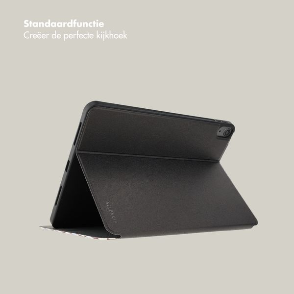 Selencia Vivid tablethoes Apple iPad Air 11 inch (2026) M4 / (2025) M3 / (2024) M2 / Air 5 (2022) / Air 4 (2020) - Choco Flower Pop