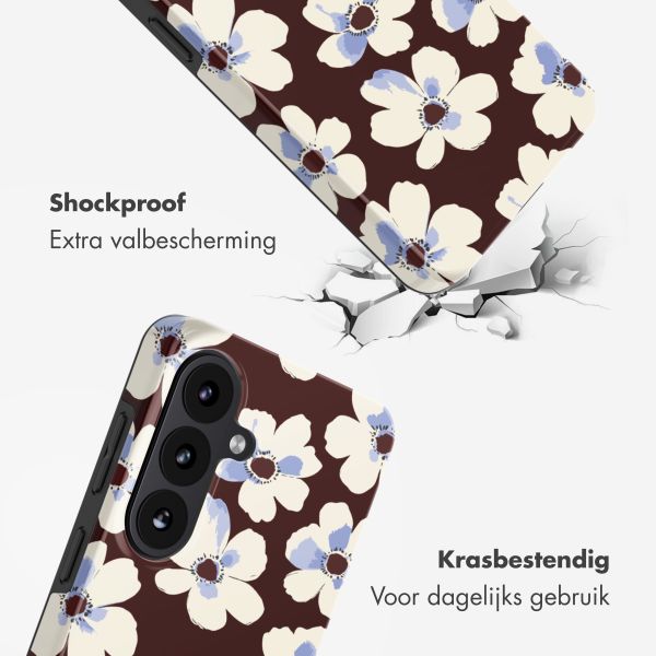 Selencia Vivid Backcover met MagSafe Samsung Galaxy S26 FE - Choco Flower Pop