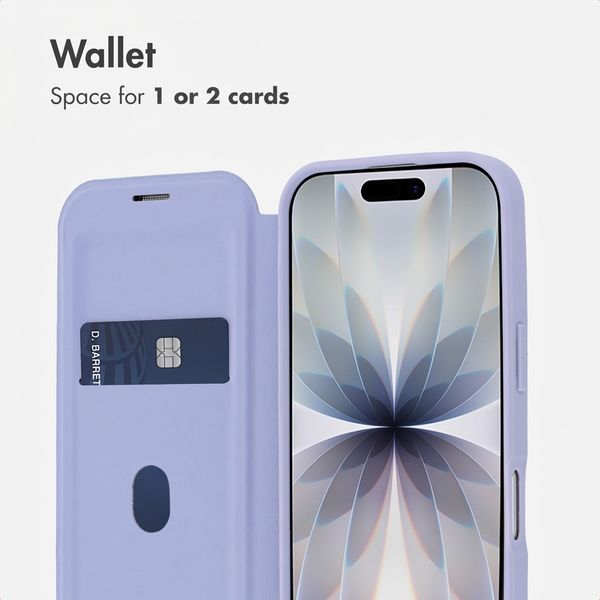 imoshion Transparent Bookcase with MagSafe Apple iPhone 17 - Lilac