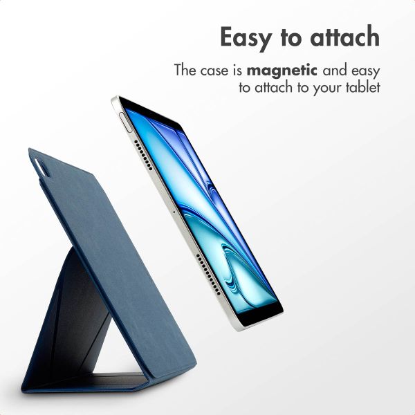 Accezz High Stand Tablet Case Apple iPad Air 11 inch (2026) M4 / (2025) M3 / (2024) M2 / Air 5 (2022) / Air 4 (2020) - Dark blue