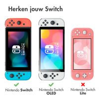 imoshion Nintendo Switch case met ritsvak - Hoes Nintendo Switch (OLED) met handvat - Zwart