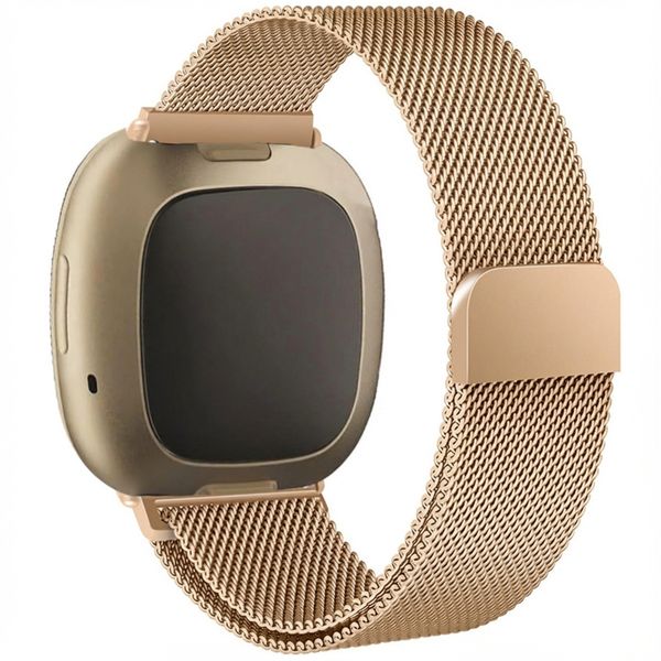 imoshion Milanees magnetisch bandje Fitbit Versa 4/ 3 / Sense (2) - Rosé Goud
