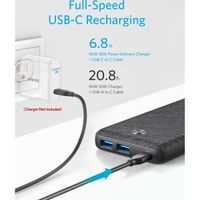 Anker PowerCore III Sense Powerbank - 20.000 mAh - Zwart