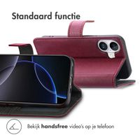 imoshion Luxe Bookcase Apple iPhone 17 - Bordeaux