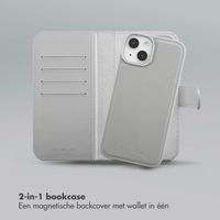 Selencia Olyn Uitneembare Bookcase met MagSafe Apple iPhone 14 / 13 - Grijs