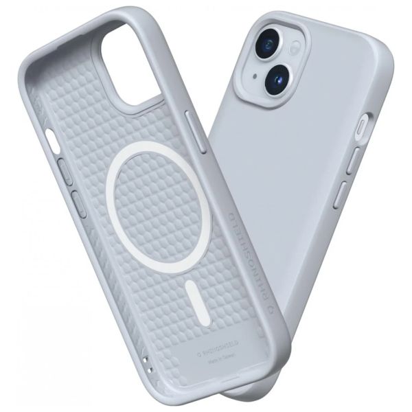 RhinoShield SolidSuit Backcover MagSafe Apple iPhone 15 - Classic Ash Grey