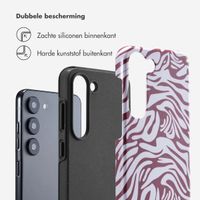 Selencia Vivid Backcover Samsung Galaxy S23 - Trippy Swirl Dark Rose