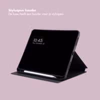 Selencia Vivid tablethoes Apple iPad 11 (2025) 11 inch A16 / iPad 10 (2022) 10.9 inch - Marble Plum