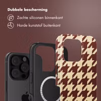 Selencia Vivid Backcover met MagSafe Apple iPhone 16 Pro - Pied-de-Poule