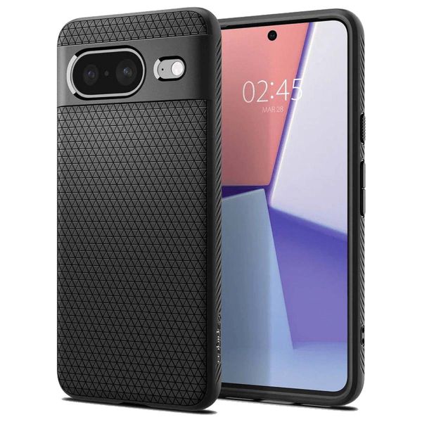 Spigen Liquid Air Backcover Google Pixel 8 - Zwart