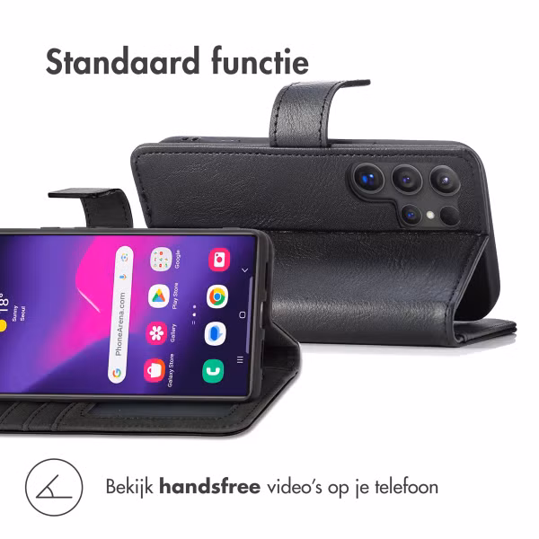 imoshion Luxe Bookcase Samsung Galaxy S24 Ultra - Zwart