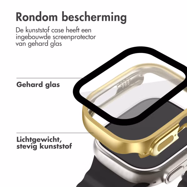 imoshion Full Cover Shiny Hardcase Apple Watch Ultra / Ultra 2 / Ultra 3 - 49 mm - Goud