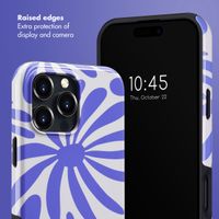 Selencia Vivid Back Cover with MagSafe Apple iPhone 16 Pro Max - Modern Bloom Sapphire Blue