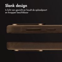 Accezz Vintage Leather Magsafe Backcover Samsung Galaxy A56 - Rustic Brown