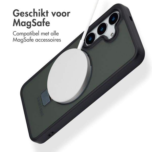 Accezz Ring Stand Backcover met MagSafe Samsung Galaxy S25 - Zwart