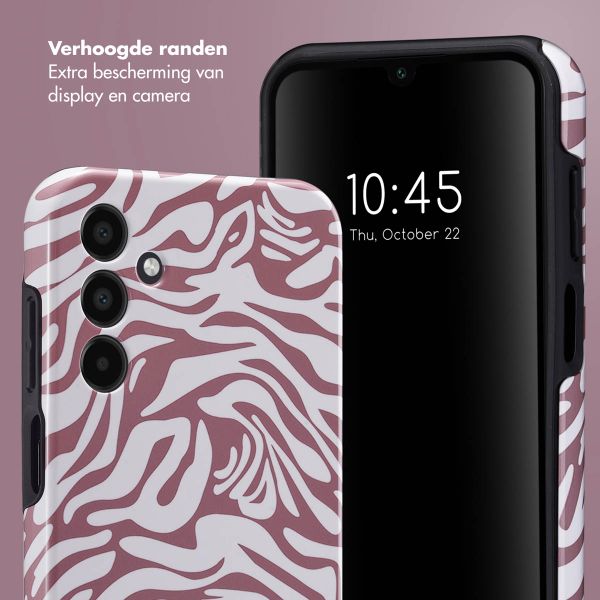 Selencia Vivid Backcover Samsung Galaxy A15 (5G/4G) - Trippy Swirl Dark Rose