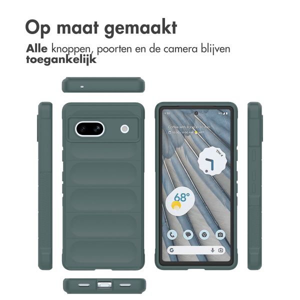 imoshion EasyGrip Backcover Google Pixel 7a - Donkergroen