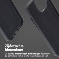 Accezz MagSafe Leather Backcover Apple iPhone 14 Pro Max - Onyx Black