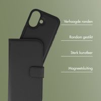 imoshion Uitneembare 2-in-1 Luxe Bookcase Apple iPhone 17 - Zwart