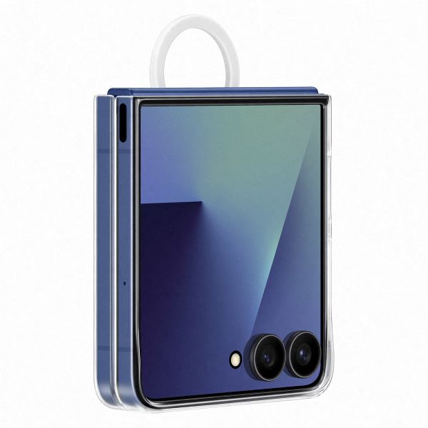 Samsung Originele Clear Case Ring Samsung Galaxy Z Flip 7 - Transparant