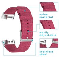 imoshion Nylon bandje Fitbit Charge 3/4 - Roze