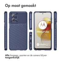 imoshion Thunder Backcover Motorola Moto G73 - Donkerblauw